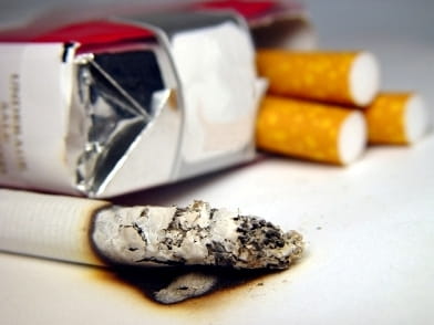 carbon monoxide in cigarettes